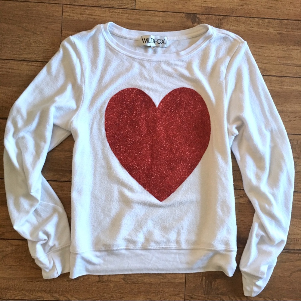 Wildfox Red Glitter Heart BBJ